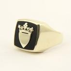 Handmade - Zegelring - Massief 10,75gram - 14 karaat Geel, Sieraden, Tassen en Uiterlijk, Antieke sieraden