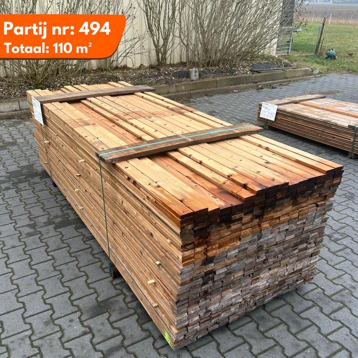 Thermo Vuren Geschaafde Plank 3000x66x18mm, Doe-het-zelf en Verbouw, Platen en Panelen, Ophalen of Verzenden