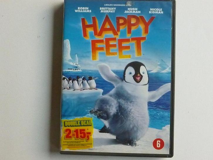 Happy Feet - DVD, Cd's en Dvd's, Dvd's | Kinderen en Jeugd, Zo goed als nieuw, Verzenden