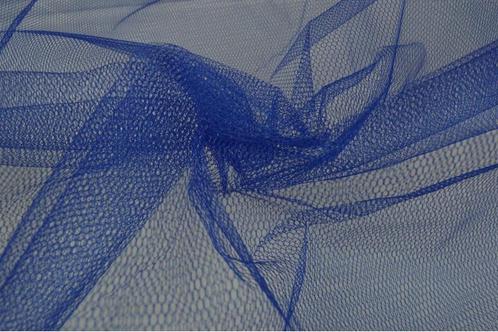Tule stof - Blauw - 150cm breed - Per meter, Hobby en Vrije tijd, Stoffen en Lappen, 120 cm of meer, 200 cm of meer, Blauw, Nieuw