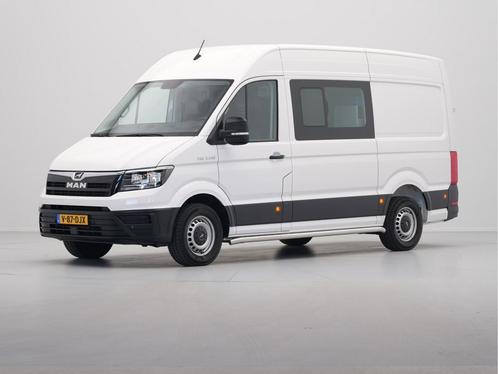 MAN TGE 35 2.0 140pk DSG Standaard Hoog, Auto's, Bestelauto's, Dealer onderhouden, Lease, Zwart, Automaat, Wit, Financial lease