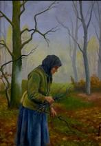 Franse school (XIX) - Ramasseuse de fagots (Rousseau)