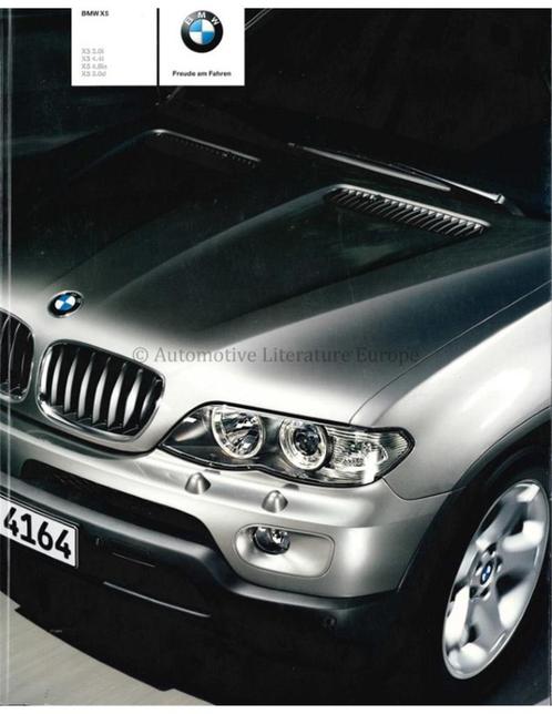 2004 BMW X5 BROCHURE DUITS, Boeken, Auto's | Folders en Tijdschriften, BMW