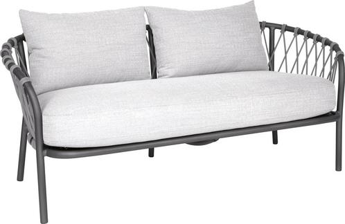 Stern nKlea Loungesofa Aluminium/Koord inclusief kussenset -, Tuin en Terras, Tuinmeubel-accessoires, Ophalen of Verzenden