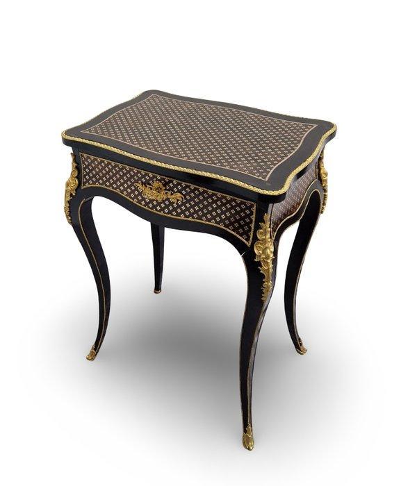 Boulle Marquetry - Napoleon III - Werktafel, bijzettafel -, Antiek en Kunst, Antiek | Meubels | Stoelen en Banken