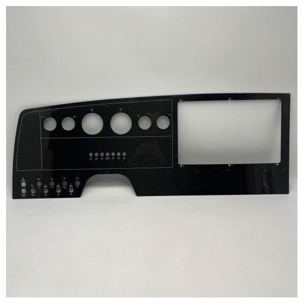 Bieden: Original Riva black carbon dashboard panel for engi, Watersport en Boten, Bootonderdelen, Motor en Techniek, Nieuw, Zeilboot of Motorboot