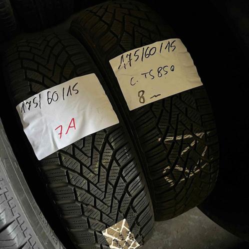 2 x Continental Winter TS850 175-60-15 Winterbanden 8mm, Auto-onderdelen, Banden en Velgen, 15 inch, Winterbanden, 175 mm, Personenwagen