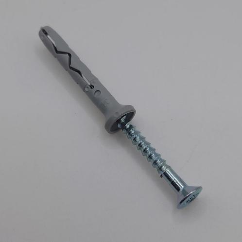 Slagplug Nylon verzonken 6x40 verzinkt (50st), Doe-het-zelf en Verbouw, IJzerwaren en Bevestigingsmiddelen, Nieuw, Ophalen of Verzenden