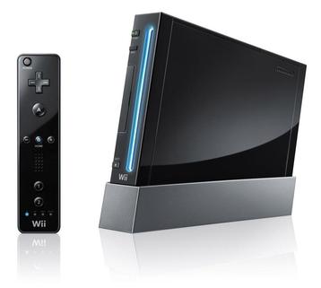 Nintendo Wii Zwart-Standaard (Wii) Gebruikt beschikbaar voor biedingen