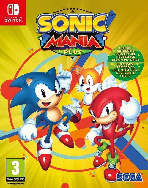 Sonic Mania Plus - Switch, Spelcomputers en Games, Spelcomputers | Nintendo Wii U, Verzenden