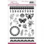 Clear Stamps Pretty Flowers by Precious Marieke, Verzenden, Nieuw