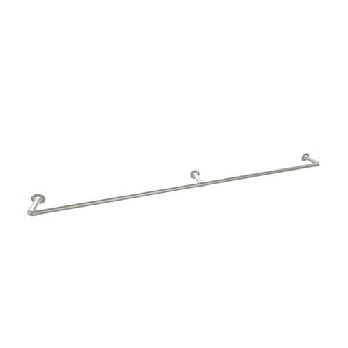 Industrieel Kledingrek Cachan Duo | RVS 28.0 mm | Wand | DIY, Kleding | Dames, Kledingrekken, Ophalen of Verzenden