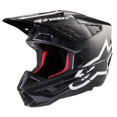 Alpinestars S-M5 Corp Helmet Ece 22.06 Dark Gray Glossy, Motoren, Kleding | Motorhelmen, Offroadhelm, Heren, XXL, Nieuw met kaartje