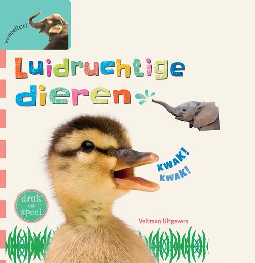 Boek: Luidruchtige dieren - (als nieuw), Boeken, Kinderboeken | Baby's en Peuters, Zo goed als nieuw, Verzenden