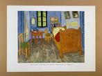 Vincent van Gogh - Sleeping room in Arles, 1889 - Artprint -, Antiek en Kunst