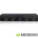 CLUB3D HDMI 2.0 UHD SwitchBox 4 Ports, Computers en Software, Verzenden, Nieuw