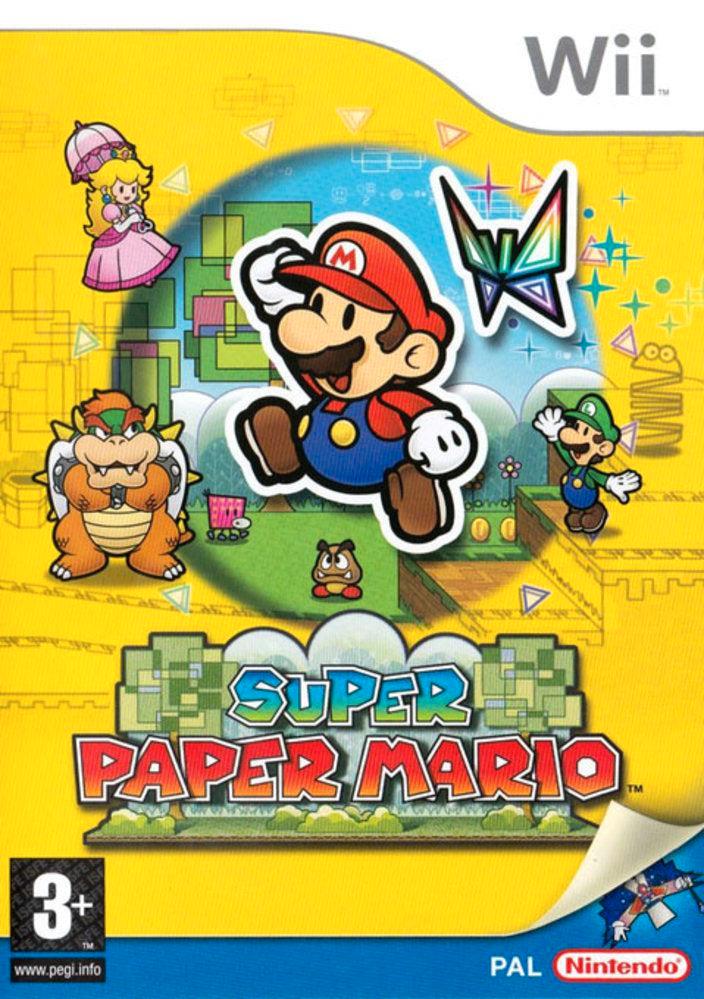 Wii Super Paper Mario, Spelcomputers en Games, Games | Nintendo Wii, Zo goed als nieuw, Verzenden