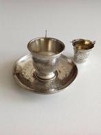 Koffie- en theeservies (3) - Zilver - Russisch antiekzilver.