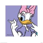 Kunstdruk Daisy Duck Lilac 40x40cm, Verzenden, Nieuw