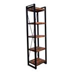 Boekenkast Mangohout Britt 55 cm, Huis en Inrichting, Kasten | Boekenkasten, Nieuw, 50 tot 100 cm, Industriële meubels, 25 tot 50 cm