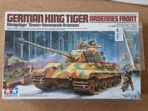 Tamiya 35252 King Tiger Ardennes Front 1:35 + RB metal, Hobby en Vrije tijd, Modelbouw | Auto's en Voertuigen, Tamiya, Verzenden