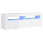 Hoogglans Wit TV Meubel 120cm | Tweedekansje | LED | OP=OP, Huis en Inrichting, 100 tot 150 cm, Nieuw, Ophalen of Verzenden, Minder dan 100 cm