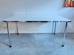 tafel GS686 Dutch Originals wit chromen poten 160 x 90 cm, Ophalen, Kunststof, Design, 50 tot 100 cm