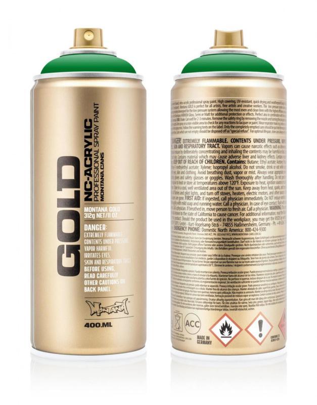 Montana Gold G6050 Greenery 400 ml, Doe-het-zelf en Verbouw, Verf, Beits en Lak, Nieuw, Ophalen of Verzenden