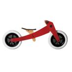 Wishbonebike 2-in-1 Hout Rood (Loopfietsen), Ophalen of Verzenden, Nieuw