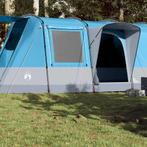 vidaXL Tunneltent 4-persoons waterdicht blauw, Caravans en Kamperen, Tenten, Verzenden, Nieuw, Tot en met 2