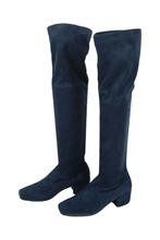 Manfield laarzen in maat 38 Blauw | 25% korting, Hoge laarzen, Zo goed als nieuw, Manfield, Verzenden