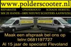 scooter reparatie +onderhoud Biddinghuizen + ophaal service!, Mobiele service, Brommerreparatie