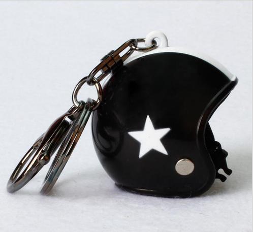 Sleutelhanger Scooter Helm Zwart (Sleutelhangers), Auto-onderdelen, Overige Auto-onderdelen, Nieuw, Verzenden