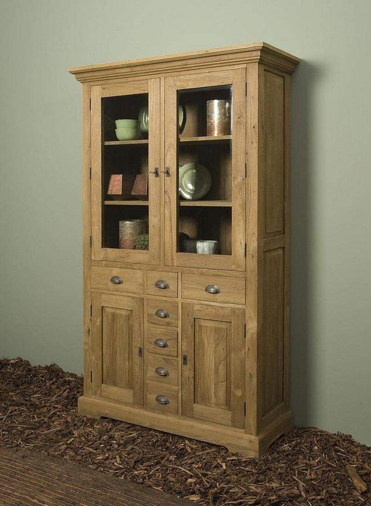 Vitrinekast Groot Bologna - vitrinekasten, Huis en Inrichting, Kasten | Buffetkasten, Nieuw, Overige materialen