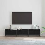 vidaXL TV-kast Zwart eiken 210 x 35 x 41 cm Bewerkt hout, Huis en Inrichting, Kasten | Televisiemeubels, Verzenden, Nieuw, 200 cm of meer