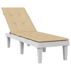 vidaXL Terrasstoelkussen (75+105) x 50 x 4 cm stof gemêleerd, Huis en Inrichting, Woonaccessoires | Kussens, Verzenden, Nieuw