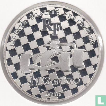 Frankrijk 1½ euro 2007 (PROOF) Renault - Champion of 200.., Postzegels en Munten, Munten | Europa | Euromunten, Losse munt, Overige waardes