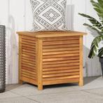 Tuinbox met jaloezien 60x50x56 cm massief acaciahout, Verzenden, Nieuw