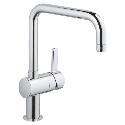 Keukenkraan Grohe Flair U-uitloop 1-Gats met Hoge Uitloop, Doe-het-zelf en Verbouw, Sanitair, Kraan, Nieuw, Chroom, Ophalen of Verzenden