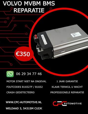 VOLVO MVBM BMS ACCU CRASH RESET B16527F ( B1652-7F) beschikbaar voor biedingen