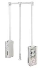 Uittrekbare kledingroede 51–66 cm – garderobelift zilver, Huis en Inrichting, Kasten | Kledingkasten, Verzenden, Nieuw