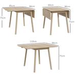 TRUUSK Opklapbare Eettafel Keukentafel Voor 2-4 Personen Van, Huis en Inrichting, Tafels | Eettafels, Verzenden, Nieuw
