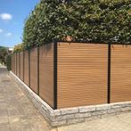 ACTIE - Premium Composiet Schutting Rhombus Eiken, Tuin en Terras, Schuttingen, Ophalen of Verzenden, Nieuw, Kunststof, 1 tot 2 meter