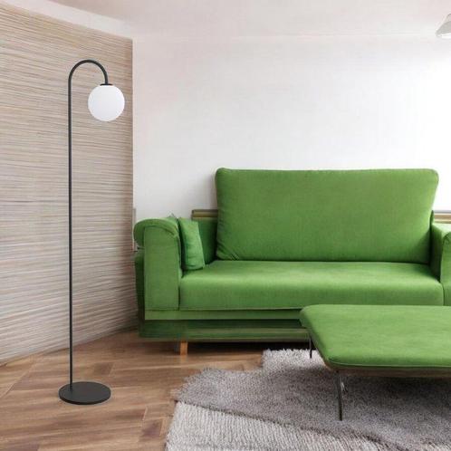 Herstal - Staande lamp - Ballon - Glas, Staal - Geen reserve, Antiek en Kunst, Antiek | Lampen