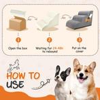 Hondentrapje voor honden - 40x57x40 cm - Grijs - Nobleza, Dieren en Toebehoren, Verzenden, Nieuw