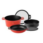 Piet Huysentruyt 5-delige Multifunctionele Kookset 24 cm, Verzenden, Nieuw