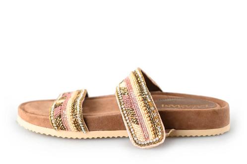 Lazamani Slippers in maat 40 Goud | 10% extra korting, Kleding | Dames, Schoenen, Overige kleuren, Zo goed als nieuw, Slippers