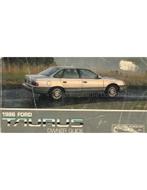 1986 FORD TAURUS INSTRUCTIEBOEKJE ENGELS (USA), Auto diversen, Handleidingen en Instructieboekjes