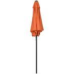 TRUUSK Parasol Ø196 Cm, Draaibare Parasol Met Knikfunctie, Z, Verzenden, Nieuw