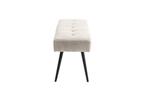 Bank BOUTIQUE 100cm beige koord - 45729, Ophalen of Verzenden, Nieuw